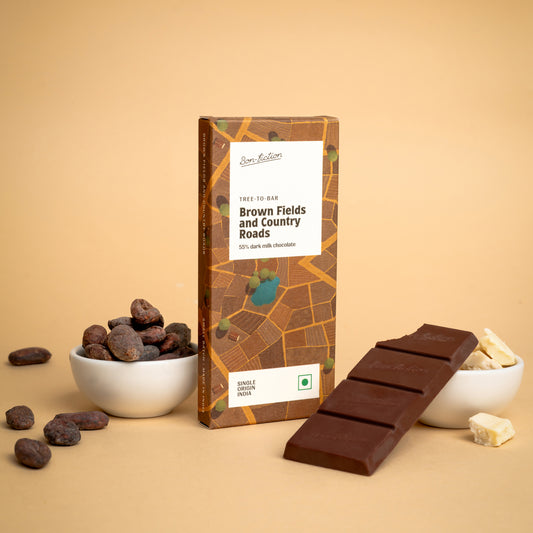 Brown Fields & Country Roads - 55% Dark Milk Chocolate - Mini